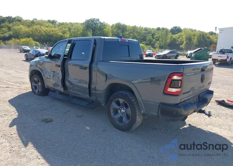 2020 Ram 1500 Big Horn 4X4 5'7 Box из США, поврежденный, VIN 1C6SRFFT3LN390075